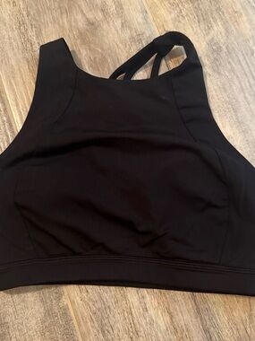 Lululemon Black High-Neck Sports Bra